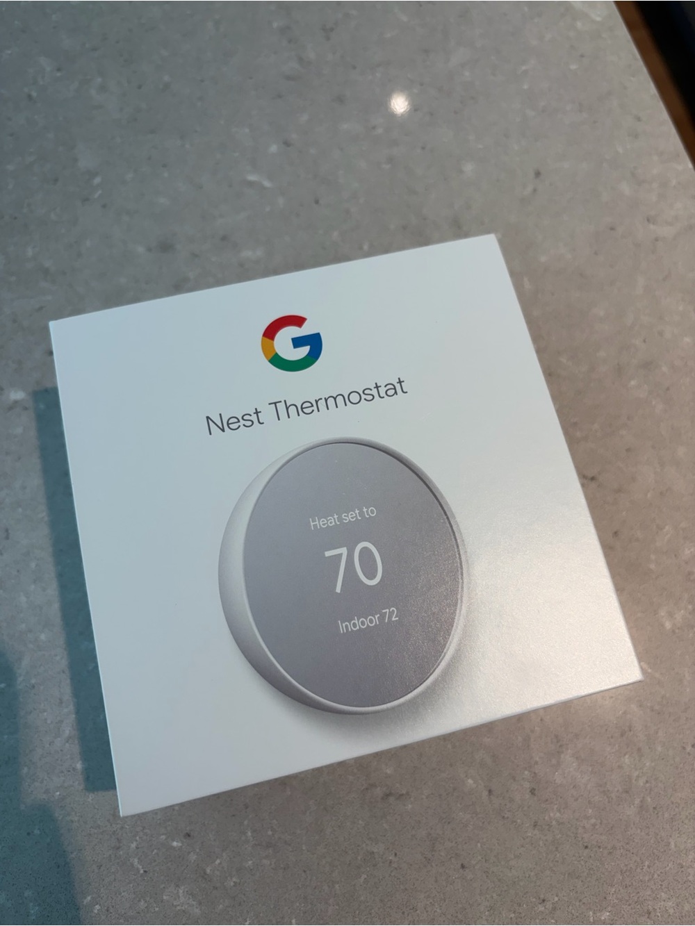 Google Nest Thermostat - Silver